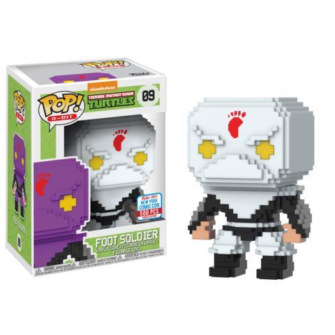Funko Pop! Teenage Mutant Ninja Turtles (TMNT) 8 Bit White Foot Soldier Exclusive #09 (500 PCS)