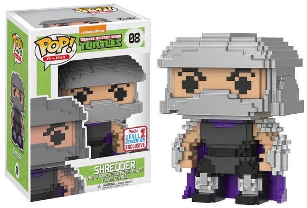 Funko Pop! Teenage Mutant Ninja Turtles Shredder 8 Bit Exclusive #08