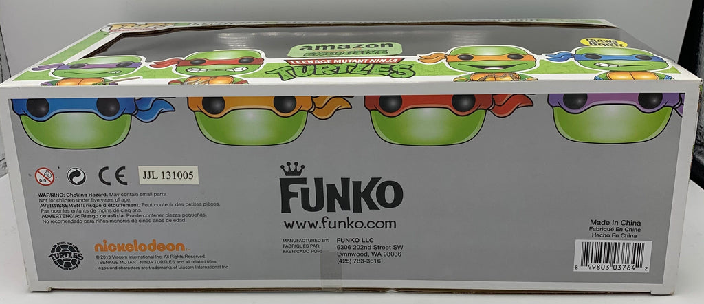 Funko Pop! Teenage Mutant Ninja Turtles TMNT Donatello, Raphael, Michelangelo, Leonardo Glow in the Dark Exclusive 4 Pack Funko 