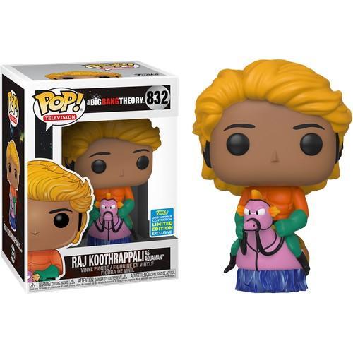 Funko Pop! Television The Big Bang Theory Raj Koothrappali As Aquaman Exclusive #832