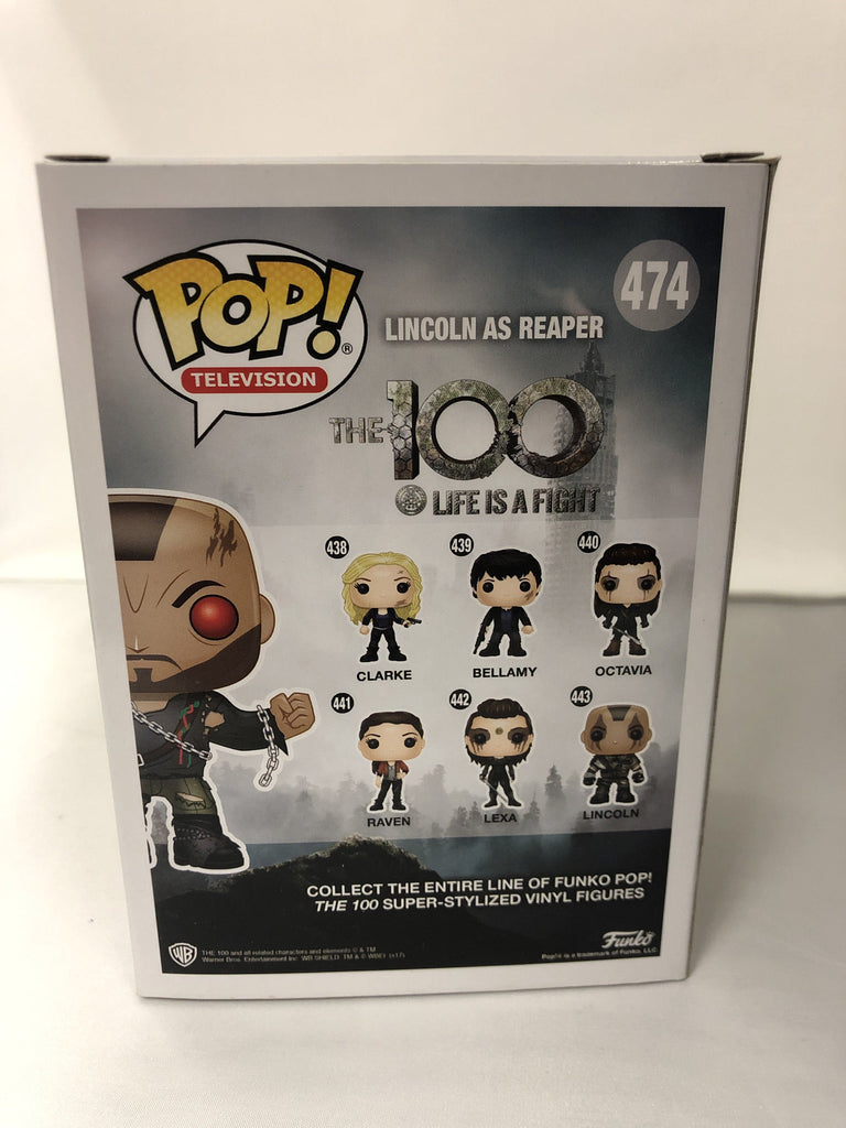 Funko Pop! The 100 Lincoln As Reaper SDCC Exclusive Signed Autographed by Ricky Whittle #474 Funko 