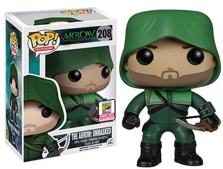 Funko Pop! The Arrow Unmasked Official SDCC Sticker Exclusive #208