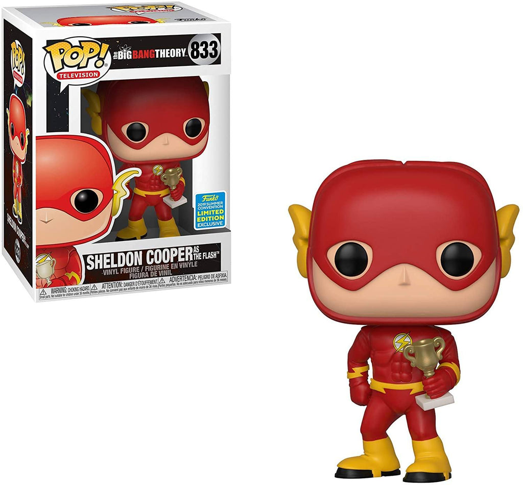 Funko Pop! The Big Bang Theory Sheldon Cooper as the Flash Summer Convention Exclusive #833