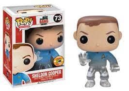 Funko Pop! The Big Bang Theory Sheldon Cooper Star Trek (Transporting) SDCC Exclusive #73 (Box Damage)