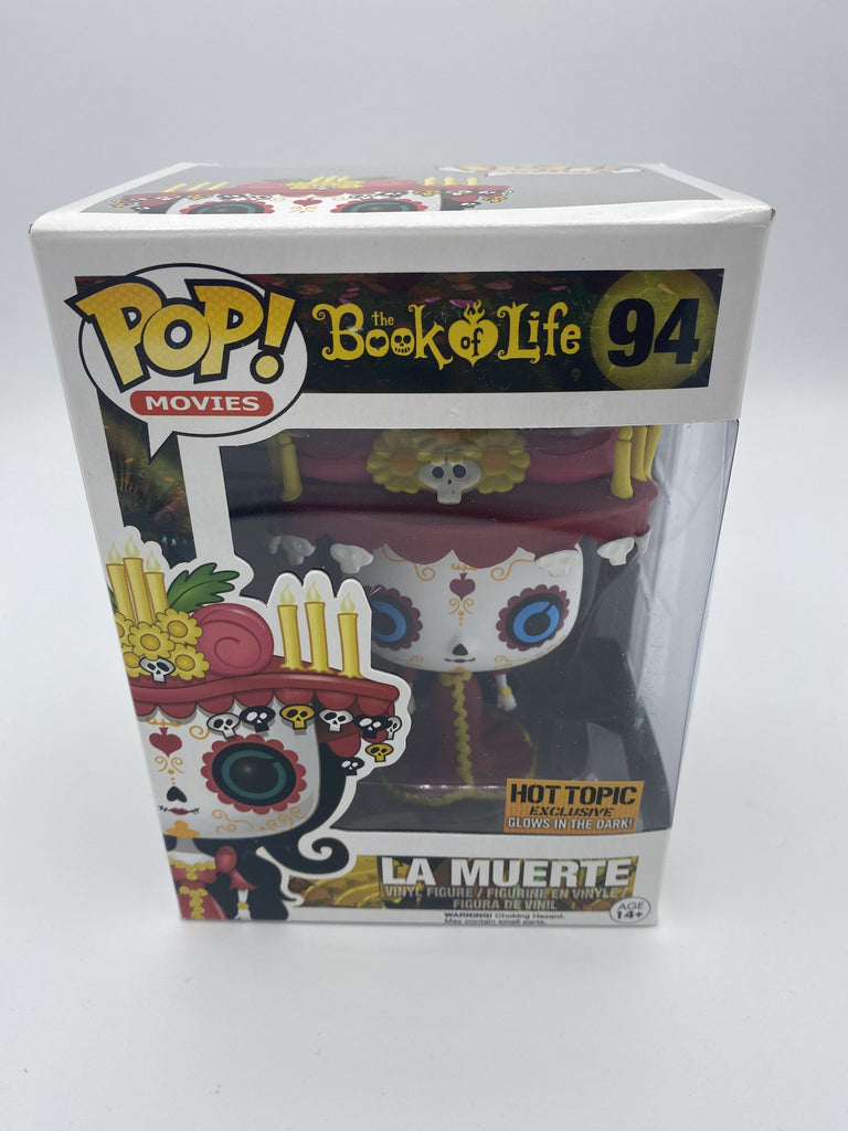 Funko Pop! The Book of Life La Muerte GITD Exclusive #94 (Light Box Damage)
