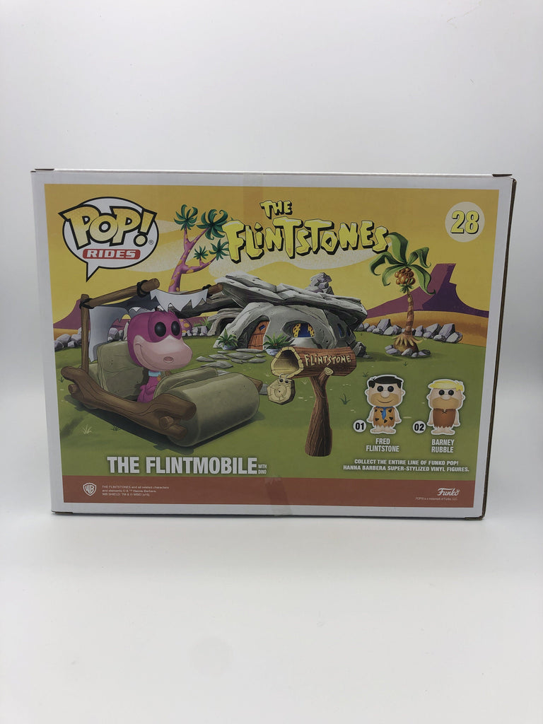 Funko Pop! The Flintstones Flintmobile with Dino (Limited 6000 Pieces) Exclusive #28 (Light Shelf Wear) Funko 