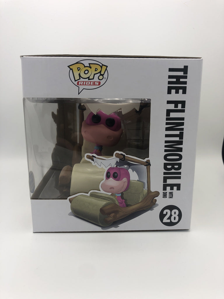 Funko Pop! The Flintstones Flintmobile with Dino (Limited 6000 Pieces) Exclusive #28 (Light Shelf Wear) Funko 