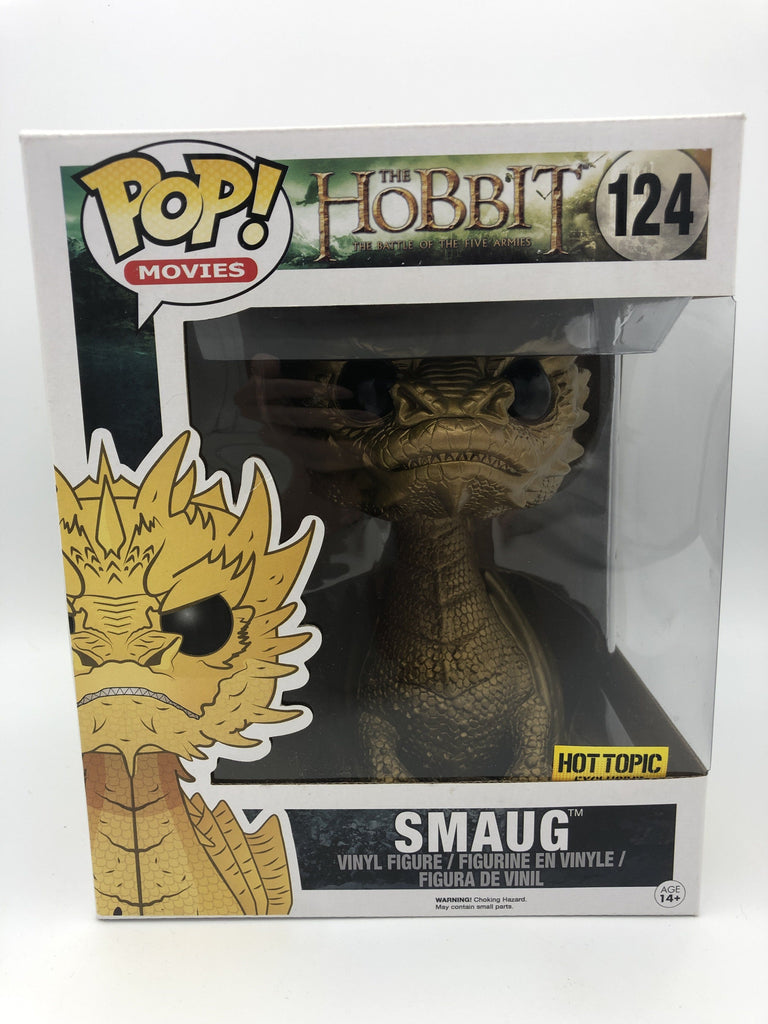 Funko Pop! The Hobbit Gold Smaug Exclusive #124 (Peeling Sticker)