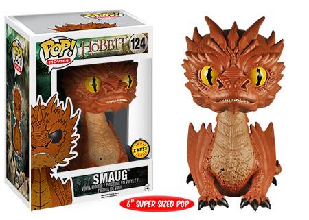 Funko Pop! The Hobbit Smaug (Yellow Eyes) Chase #124 (Sun Bleached)