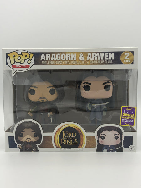 Lord of the Rings Aragorn & Arwen EXC Pop! Vinyl Figure 2-Pack