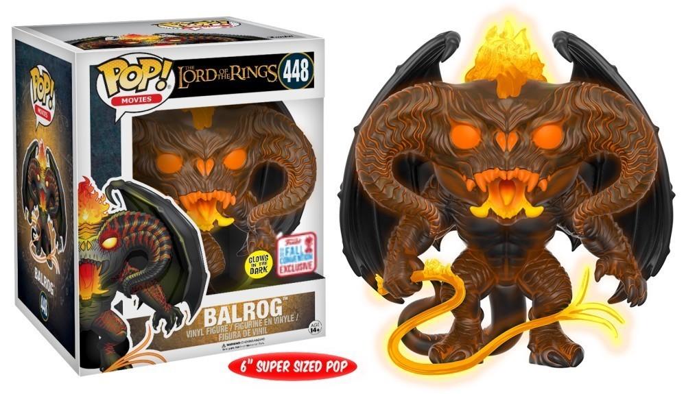 Funko Pop! The Lord of the Rings Balrog Glow in the Dark GID Exclusive #448