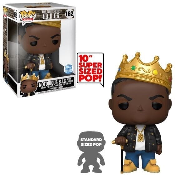 Funko Pop! The Notorious B.I.G. with Crown 10 Inch #162