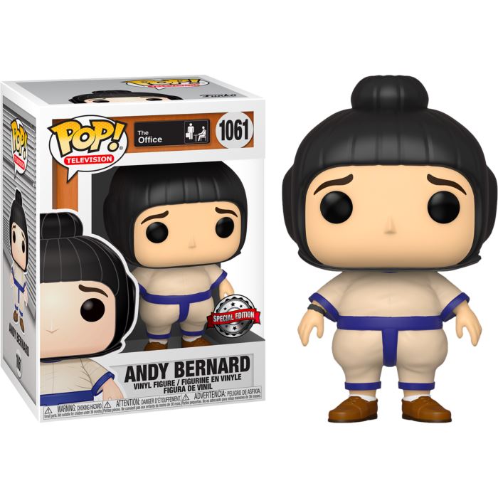 Funko Pop! The Office Andy Bernard in Sumo Suit (Special Edition Sticker) Exclusive #1061