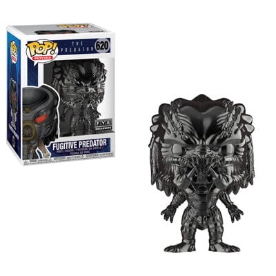 Funko Pop! The Predator Fugitive Predator (Black Chrome) Exclusive #620