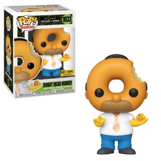 Funko Pop! The Simpsons Homer Donut Head Exclusive (TreeHouse of Horror) #1033 