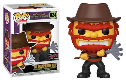 Funko Pop! The Simpsons Treehouse of Horror Evil Groundskeeper Willie NYCC Official Sticker Exclusive #824