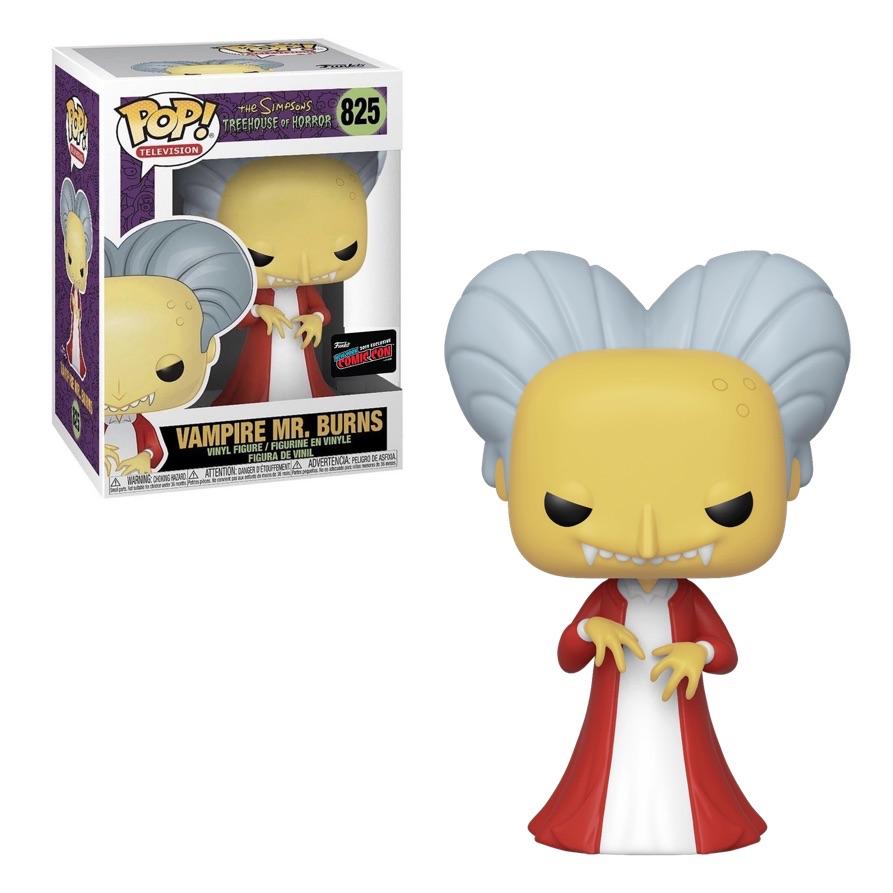 Funko Pop! The Simpsons Treehouse of Horror Vampire Burns NYCC Official Sticker Exclusive #825