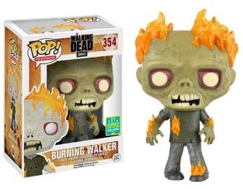 Funko Pop! The Walking Dead Burning Walker Exclusive #354