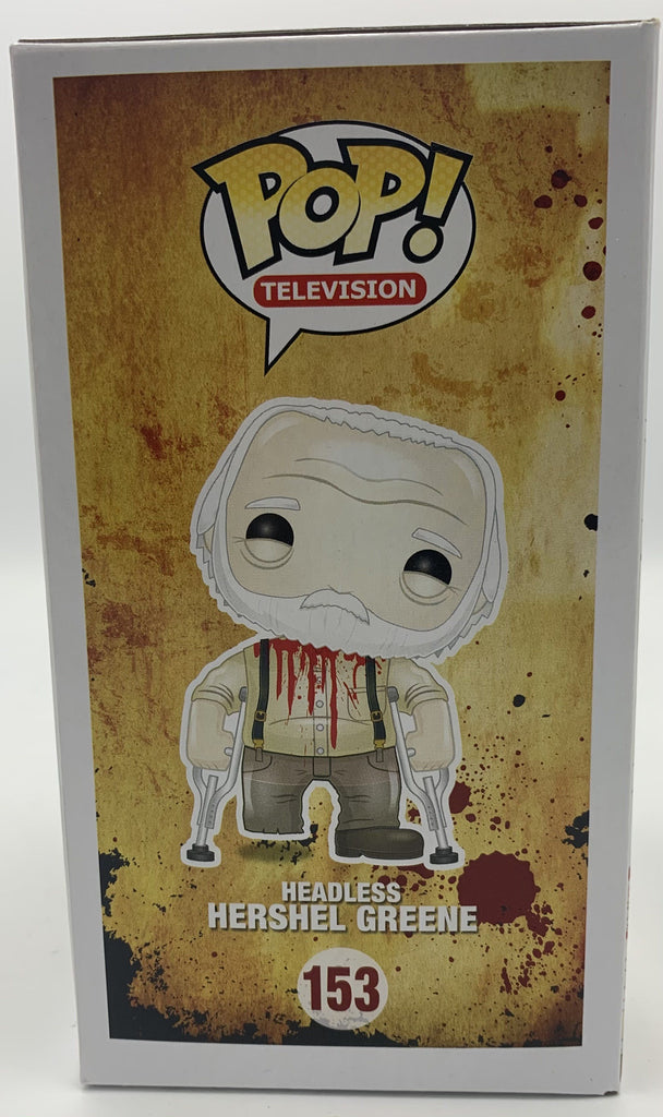 Funko Pop! The Walking Dead Headless Hershel Greene Summer Convention Exclusive #153 *Box Damage* Funko 