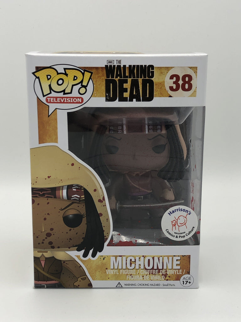 Funko Pop! The Walking Dead Michonne (Bloody) Harrison's Comics Exclusive #38