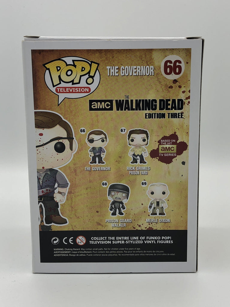 Funko Pop! The Walking Dead The Governor Bloody Exclusive #66 (Light Box Damage) Funko 