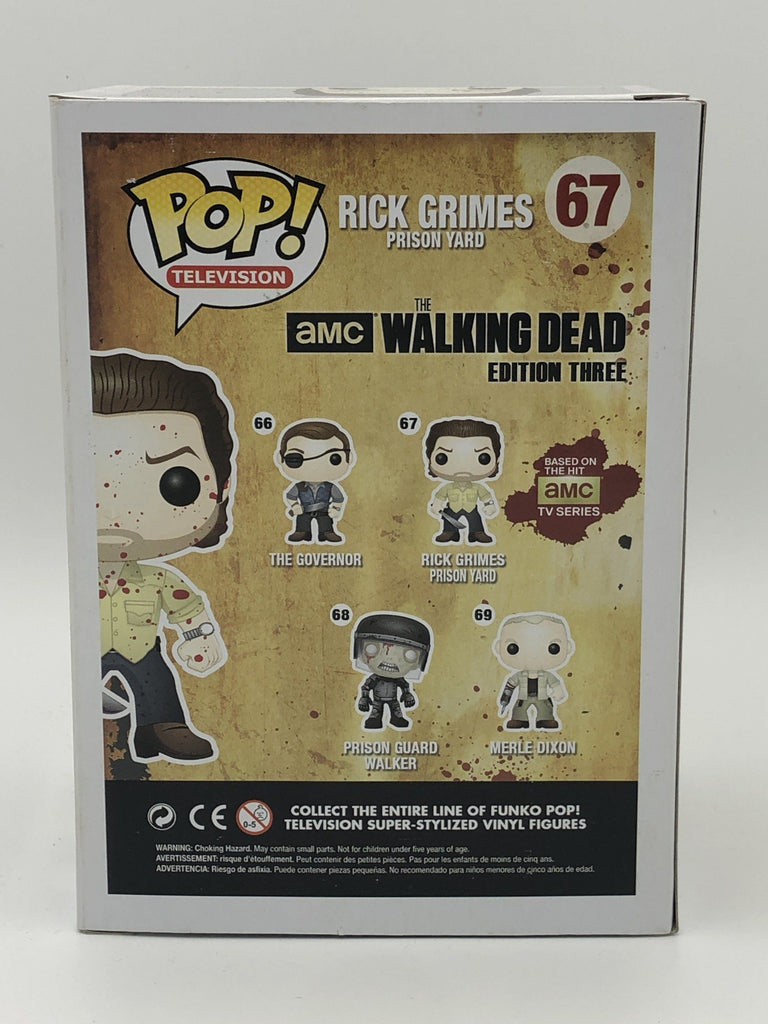 Funko Pop! The Walking Dead TWD Bloody Rick Grimes Exclusive #67 (Light Box Damage) #67 Funko 