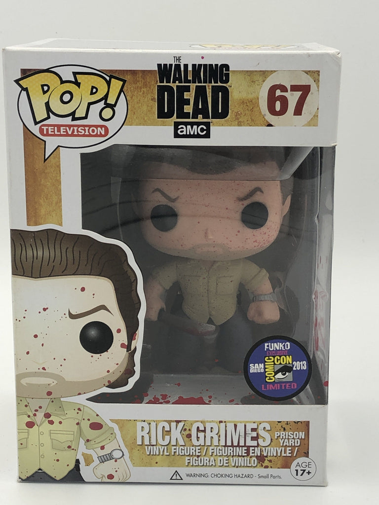 Funko Pop! The Walking Dead TWD Bloody Rick Grimes Exclusive #67 (Light Box Damage) #67 Funko 