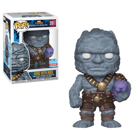 Funko Pop! Thor Ragnarok Korg with Miek Exclusive #391