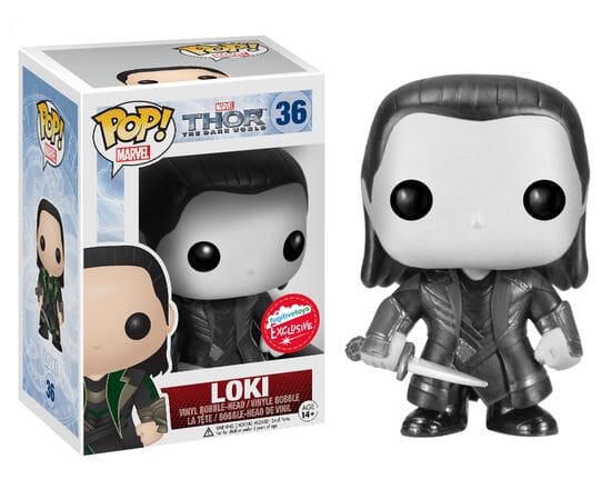 Funko Pop! Thor The Dark World Loki Black and White Exclusive #36