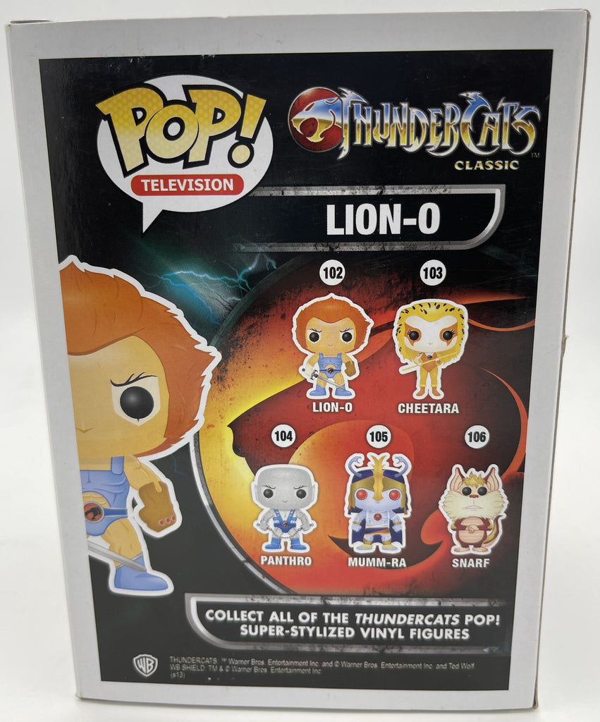 Funko Pop! Thundercats Lion-O (Flocked) SDCC Exclusive (1000 Pcs) #102 (Light Box Damage) Funko 