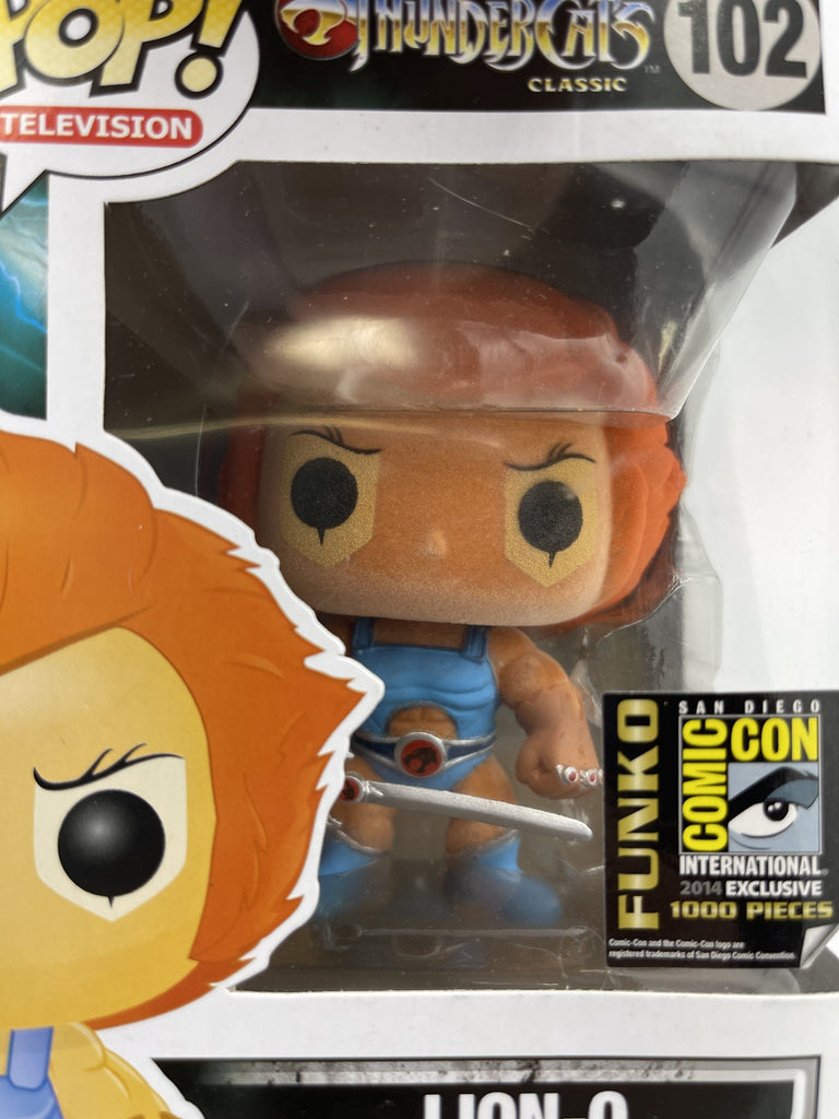 Funko Pop! Thundercats Lion-O (Flocked) SDCC Exclusive (1000 Pcs) #102 (Light Box Damage) Funko 