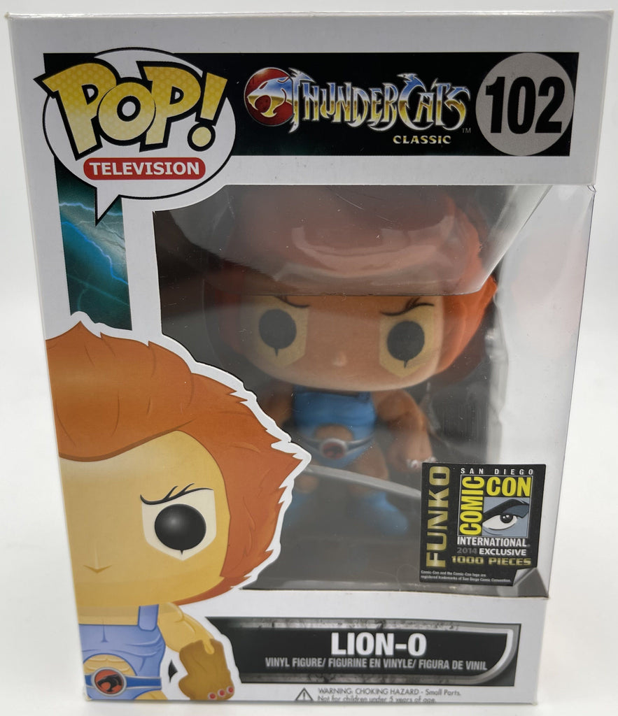 Funko Pop! Thundercats Lion-O (Flocked) SDCC Exclusive (1000 Pcs) #102 (Light Box Damage)