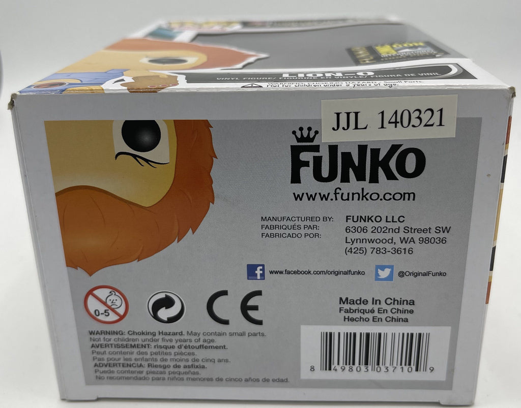 Funko Pop! Thundercats Lion-O (Flocked) SDCC Exclusive (1000 Pcs) #102 (Light Box Damage) Funko 