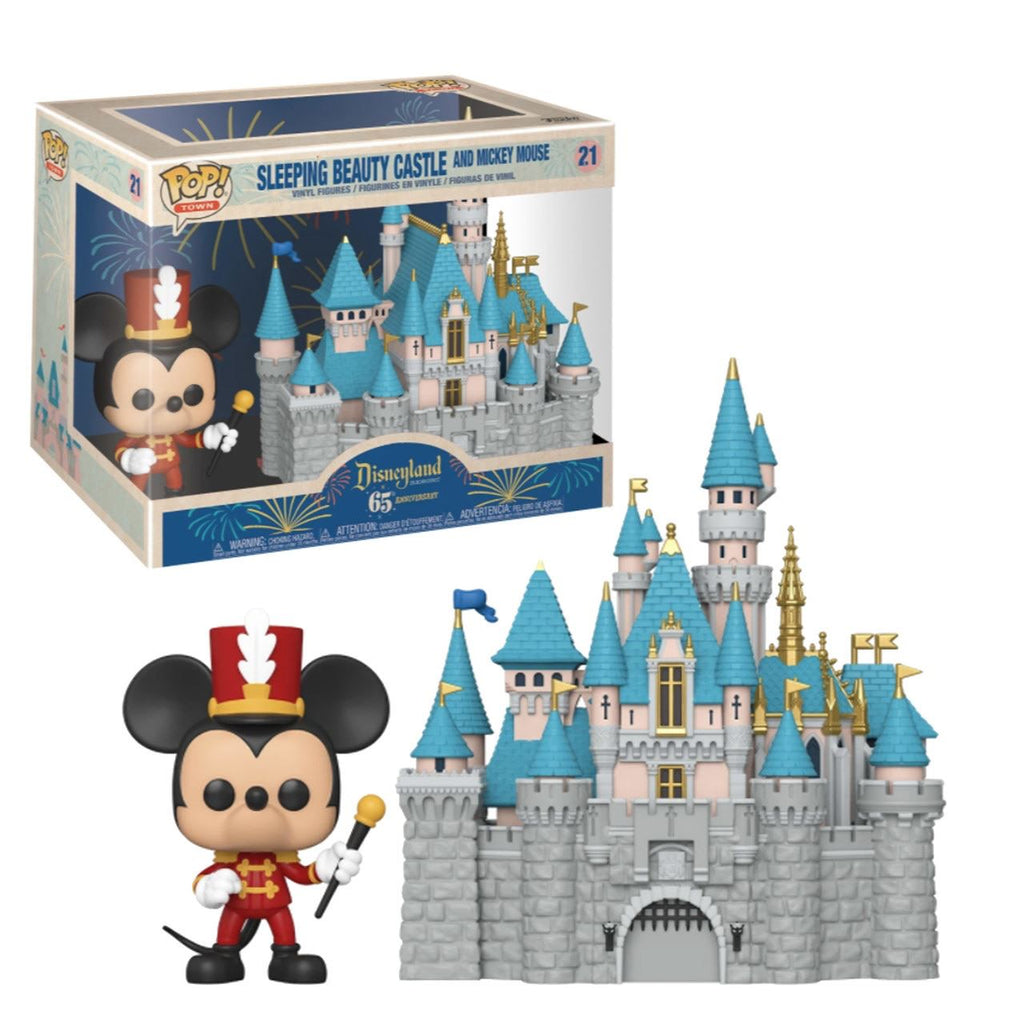Funko Pop! Town Disney 65th Sleeping Beauty Castle with Mickey Mouse #21 (In Stock)