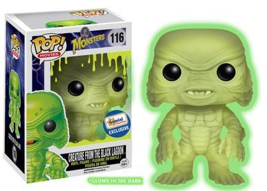 Funko Pop! Universal Monsters Creature from the Black Lagoon Glow in the  Dark Gemini Collectibles Exclusive #116