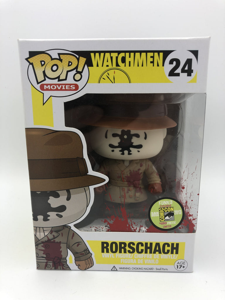 Funko Pop! Watchmen Rorschach Bloody SDCC Exclusive (480 Pcs) #24 (Light Damage)