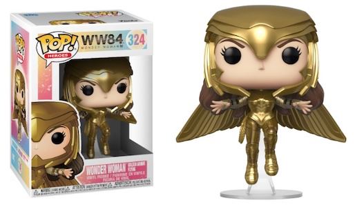 Funko Pop! Wonder Woman 1984 Wonder Woman Gold Armorer Flying #324