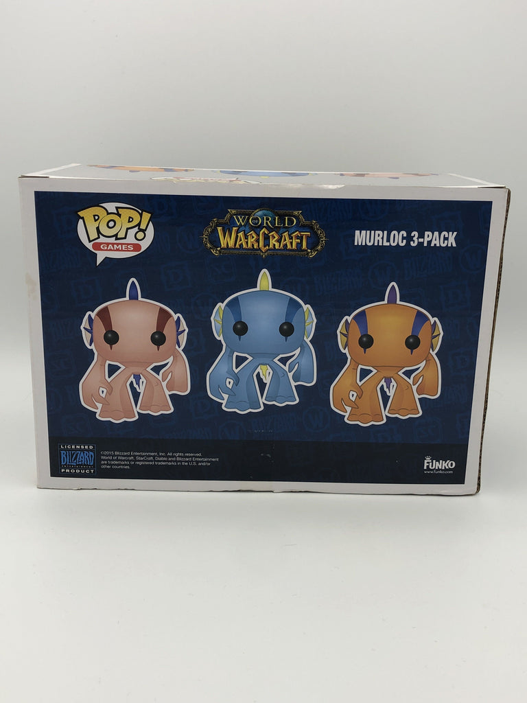 Funko Pop! World of Warcraft Murloc (Limited 2016 Pieces) Exclusive 3 Pack (Light Damage) Funko 