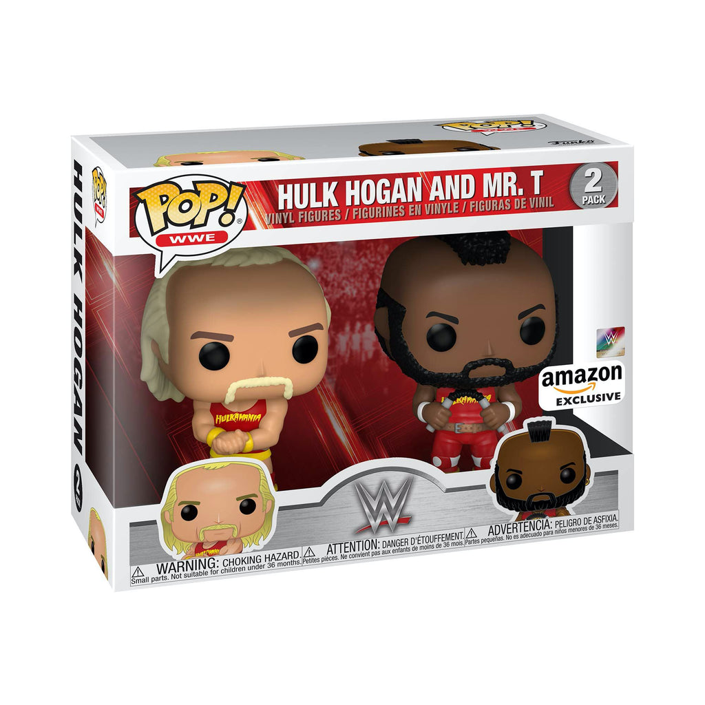 Funko Pop! WWE Mr. T and Hulk Hogan (Hulkamania) Two Pack Exclusive