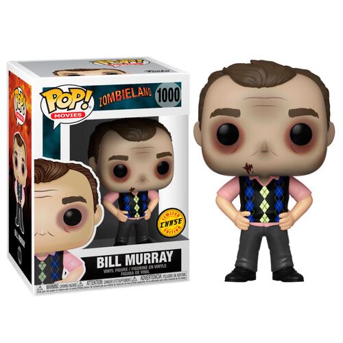 Funko Pop! Zombieland Bill Murray Chase W/ Pop Protector