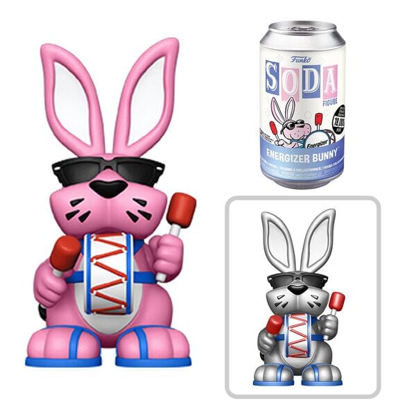 Funko Vinyl Soda Ad Icons Energizer Bunny Soda with Possible Chase