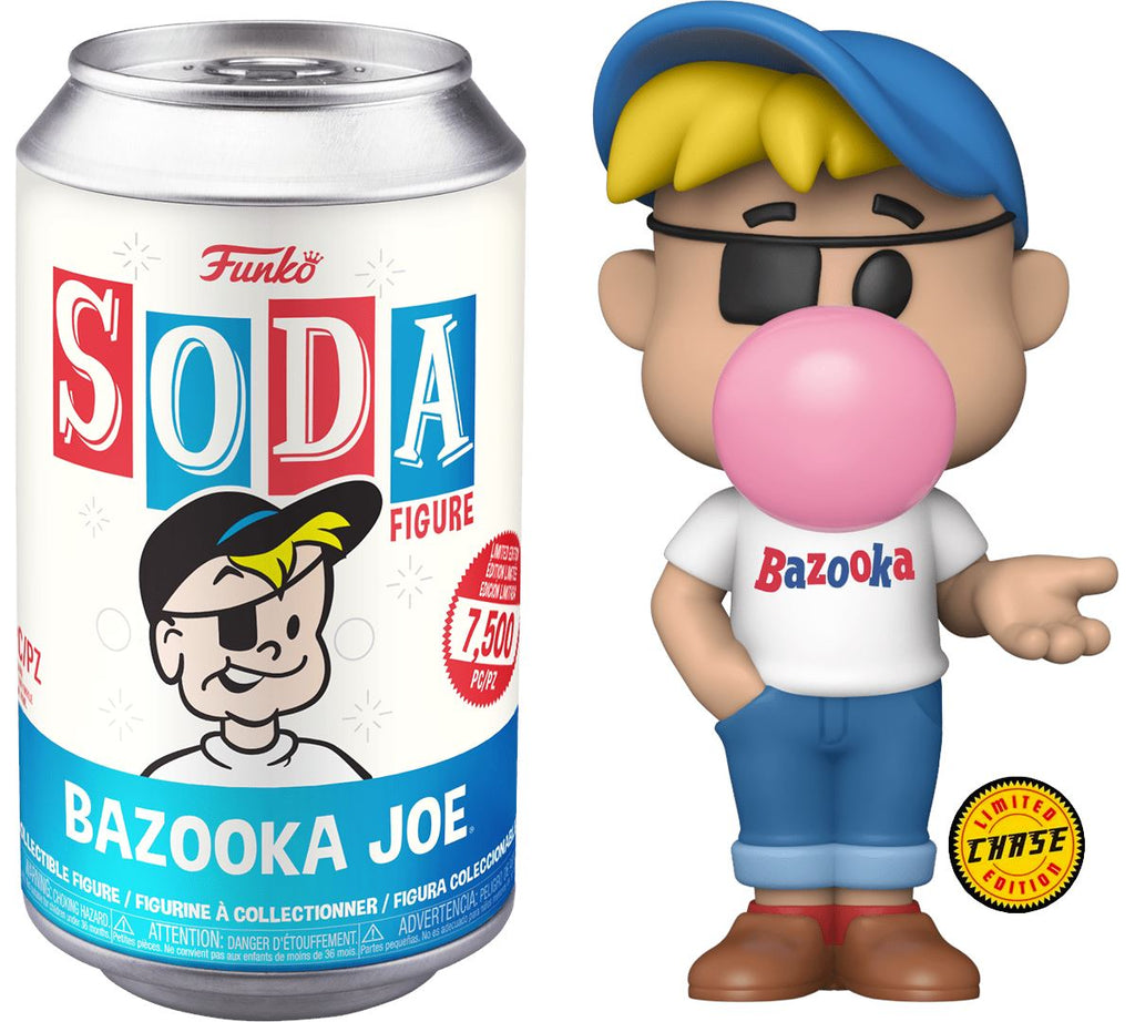Funko Vinyl Soda Bazooka Joe (Bubble Blowing) Chase (Opened Can)
