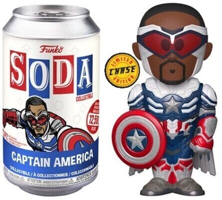 Funko Vinyl Soda Captain America Chase (Opened Soda)
