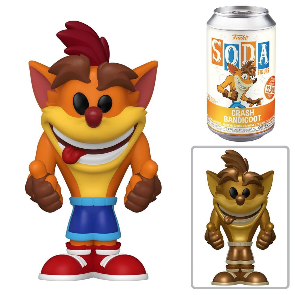 Funko Vinyl Soda Crash Bandicoot with Chance of Chase