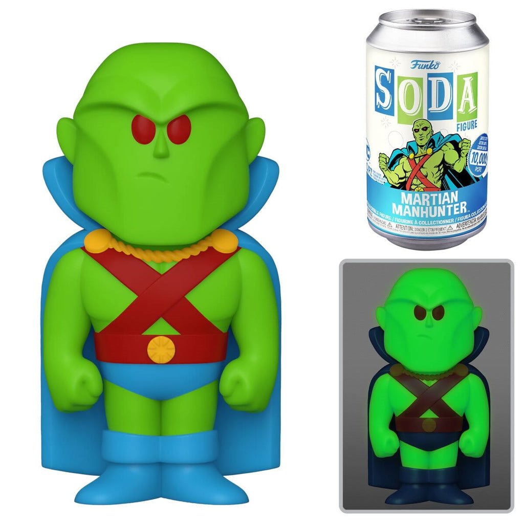 Funko Vinyl Soda DC Martian Manhunter with Possible Chase