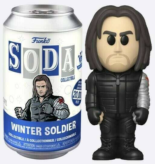 Funko Vinyl Soda Exclusive Marvel Winter Soldier (Opened Can)