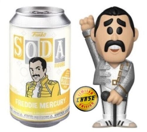 Funko Vinyl Soda Freddie Mercury (Glitter) Chase (Opened Can)