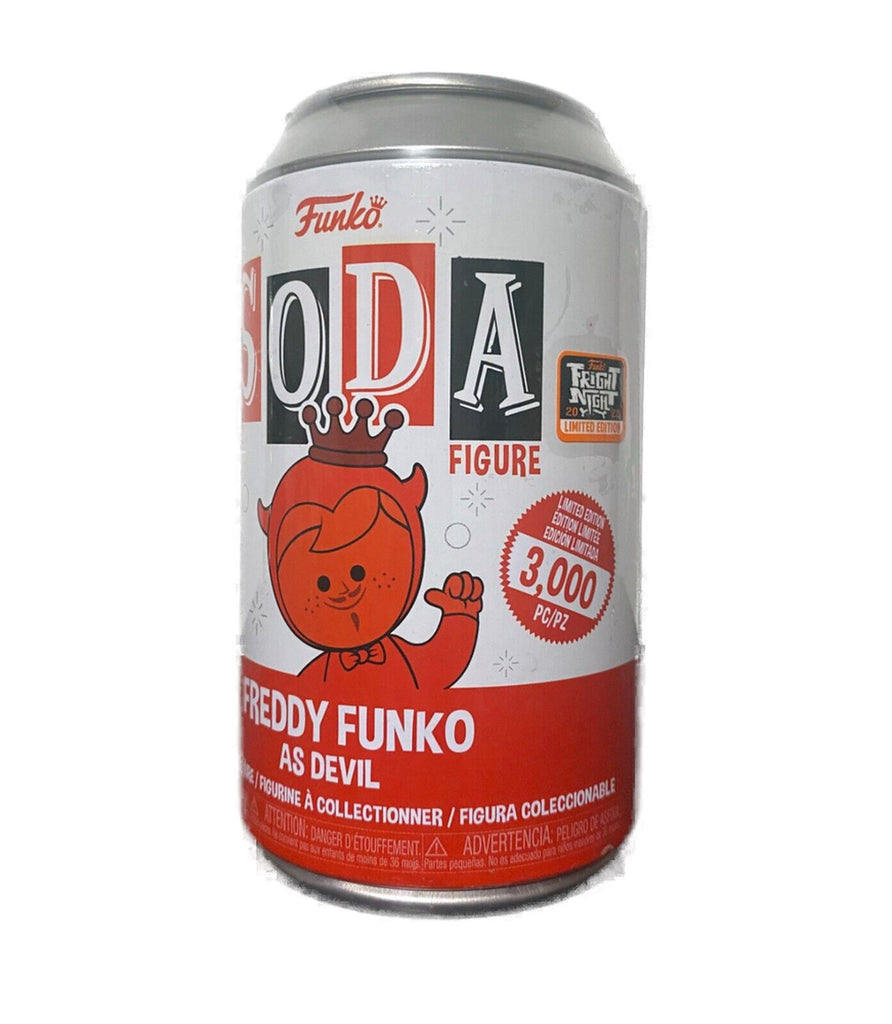 Funko Vinyl Soda Freddy Funko as Devil (Glow) Fright Night Exclusive (3000 PCS) Sealed
