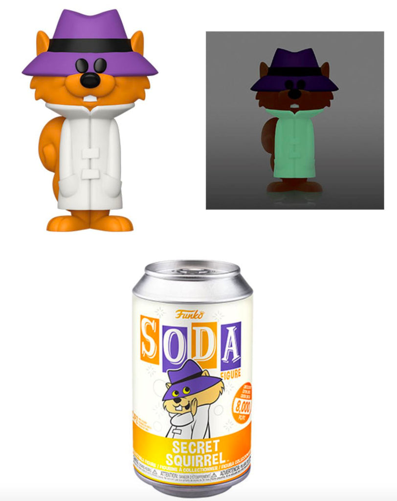 Funko Vinyl Soda Hanna Barbera Secret Squirrel with Chance of Chase