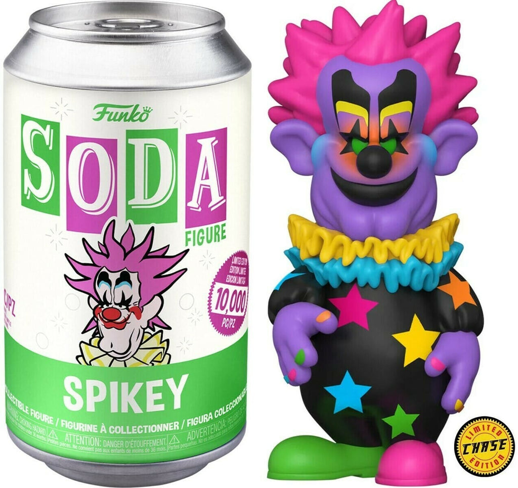 Funko Vinyl Soda Killer Klowns from Outer Space Spikey Black Light Chase (Opened Soda)